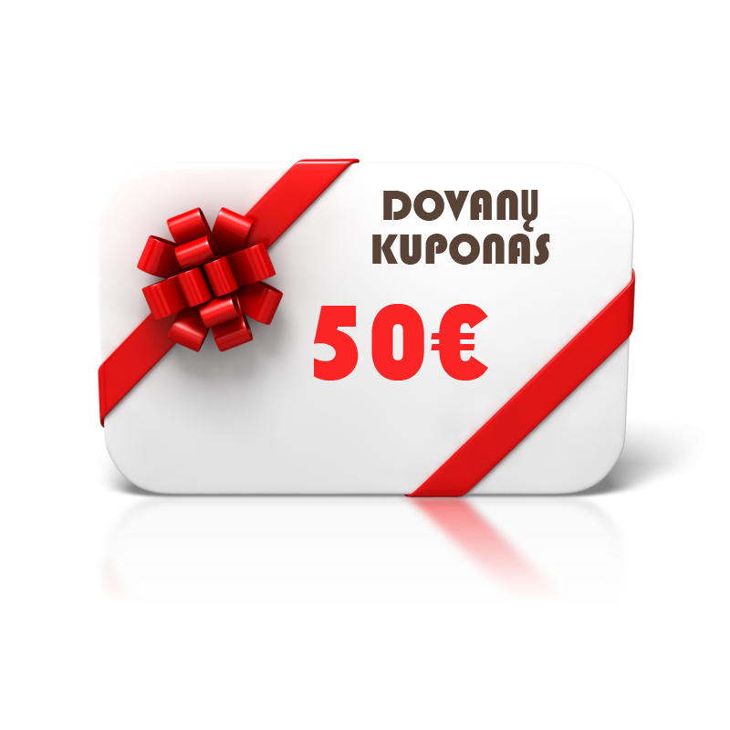 Dovanų kuponas 50 eurų