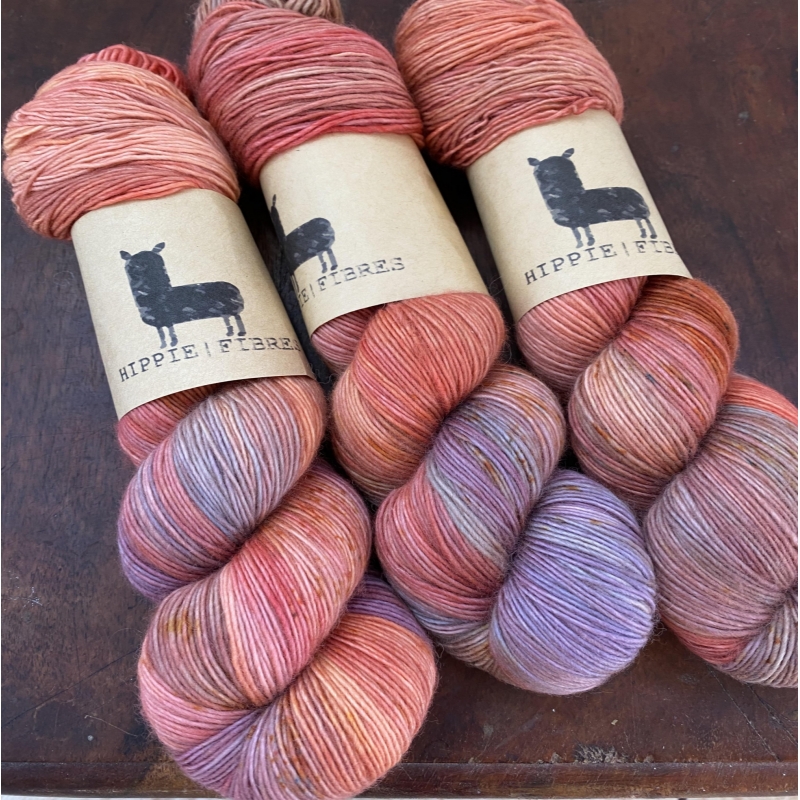 "Hippie Fibres"" 100% merino singles